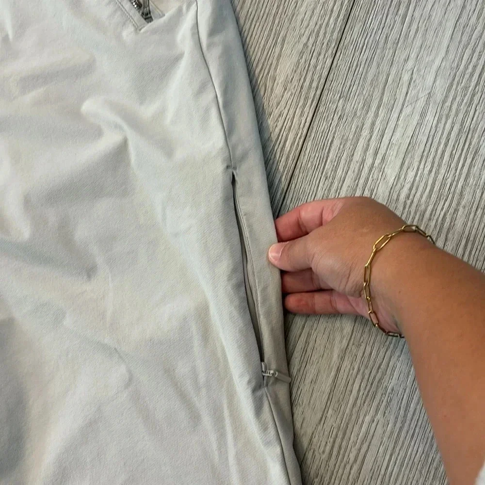 Athleta Wander Straight Pants in Birch Gray size 16